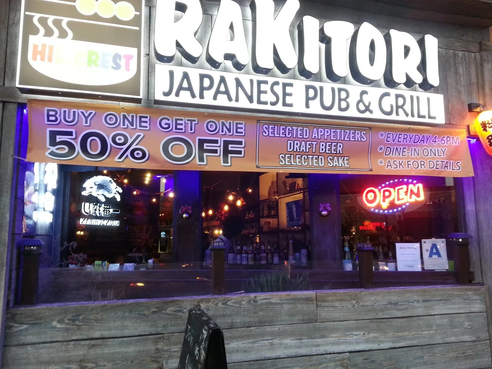 RAKITORI Japanese Pub&Grill, Sushi in Hillcrest