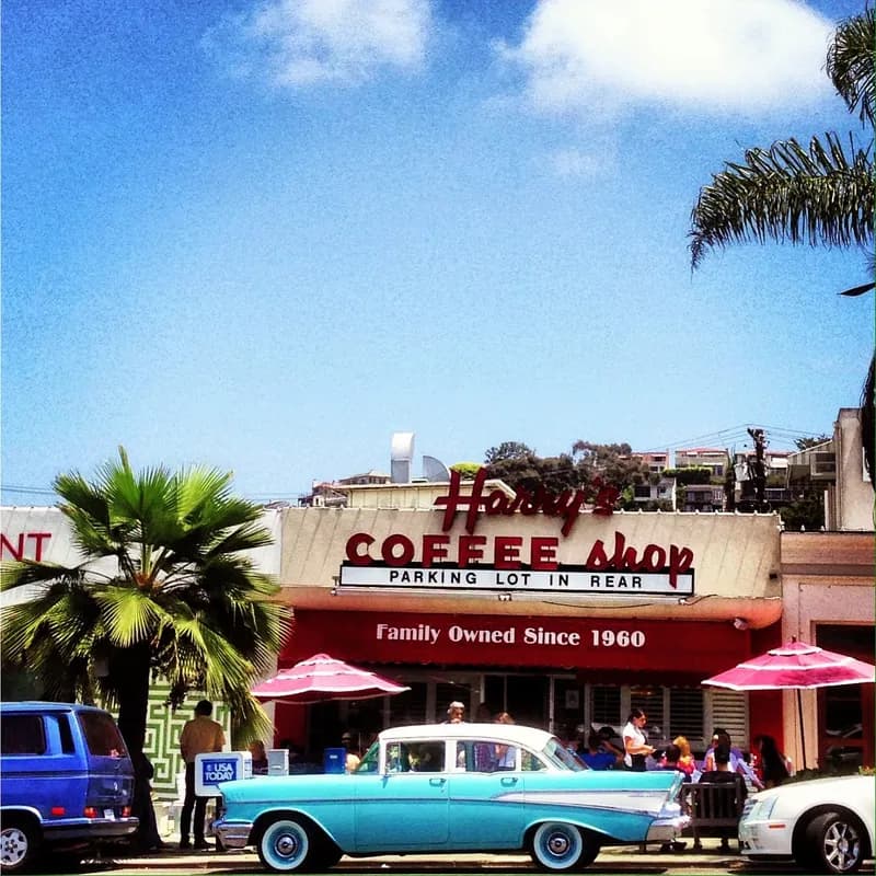 Harry's Coffee Shop, American in La Jolla