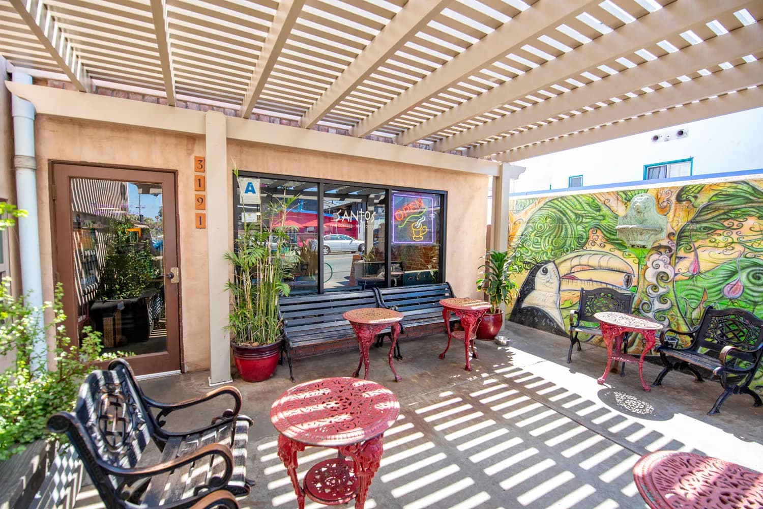 Santos Coffee House in North Park