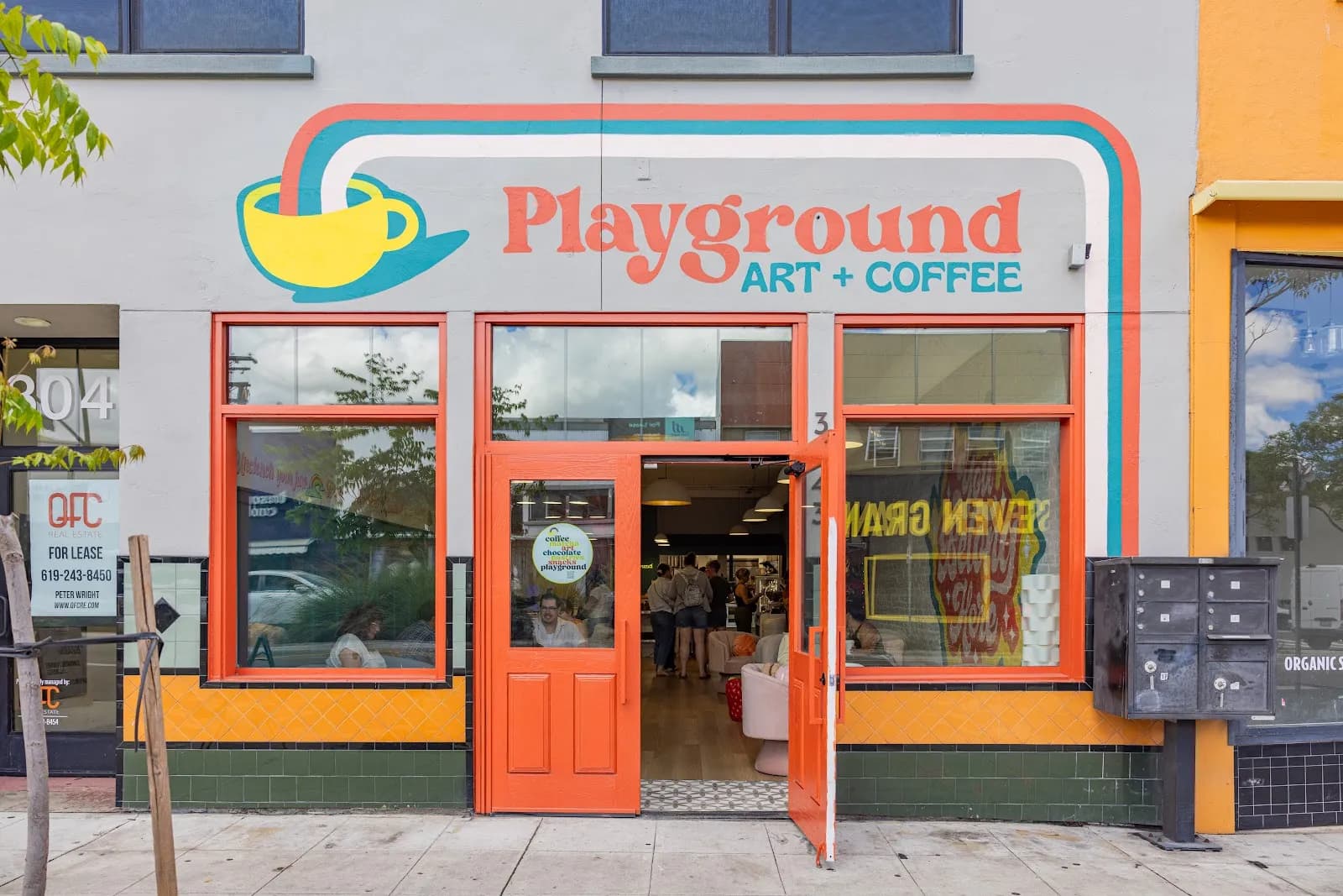 Playground Art + Coffee in North Park