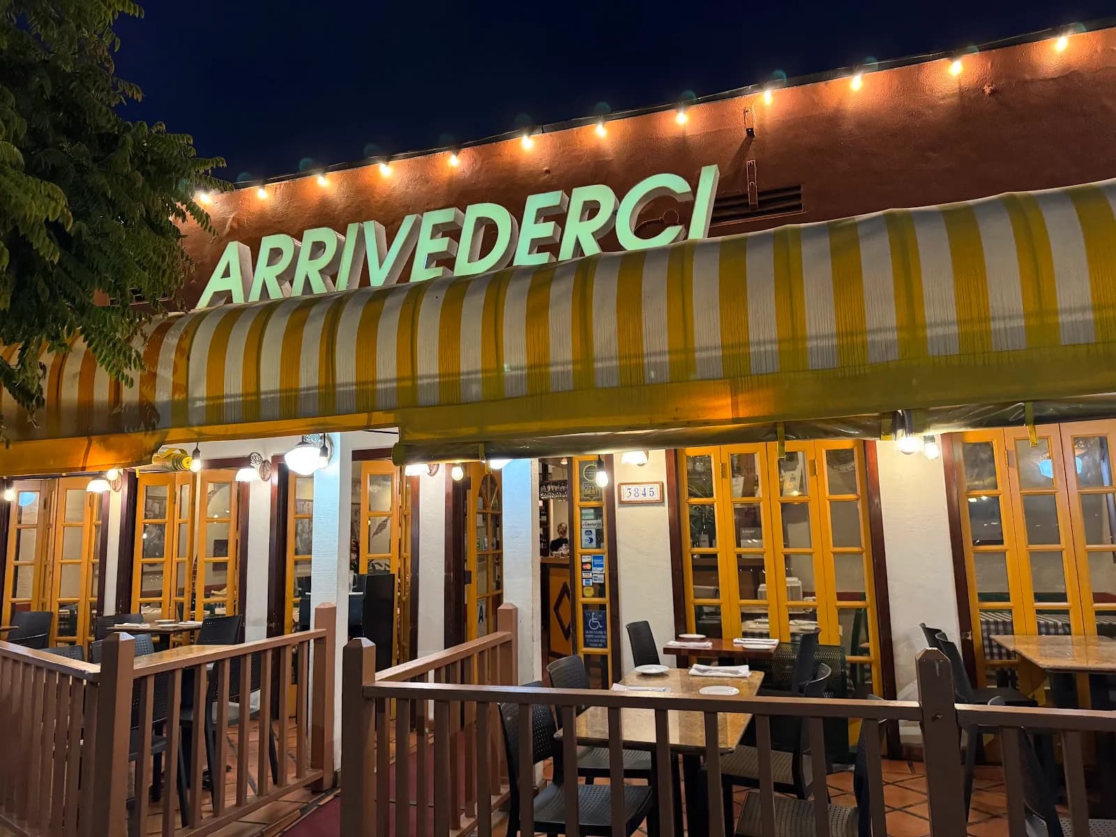 Arrivederci Ristorante in Hillcrest