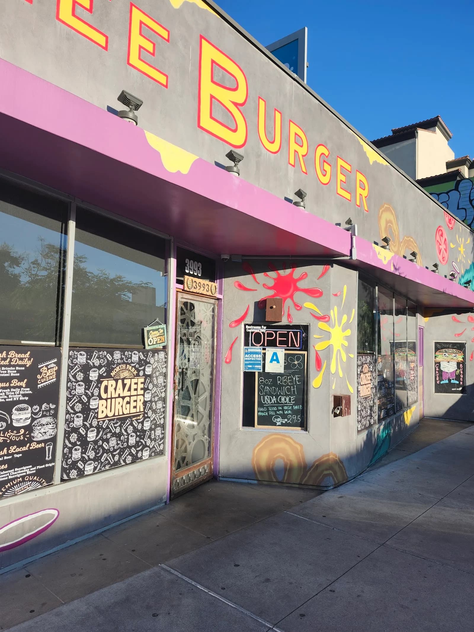 Crazee Burger in North Park