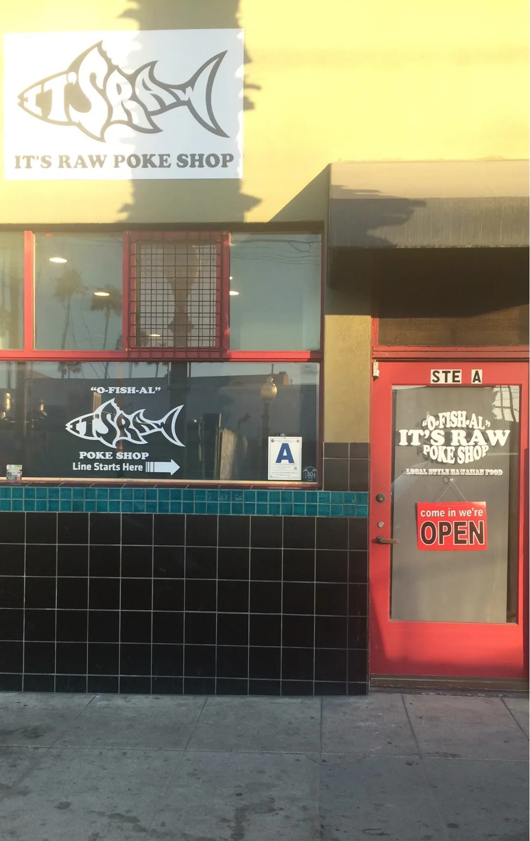 It's Raw Poke Shop in Ocean Beach