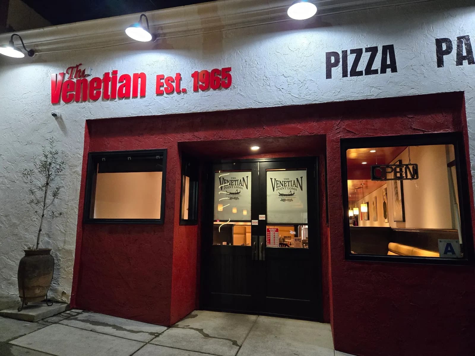 The Venetian Restaurant in Point Loma