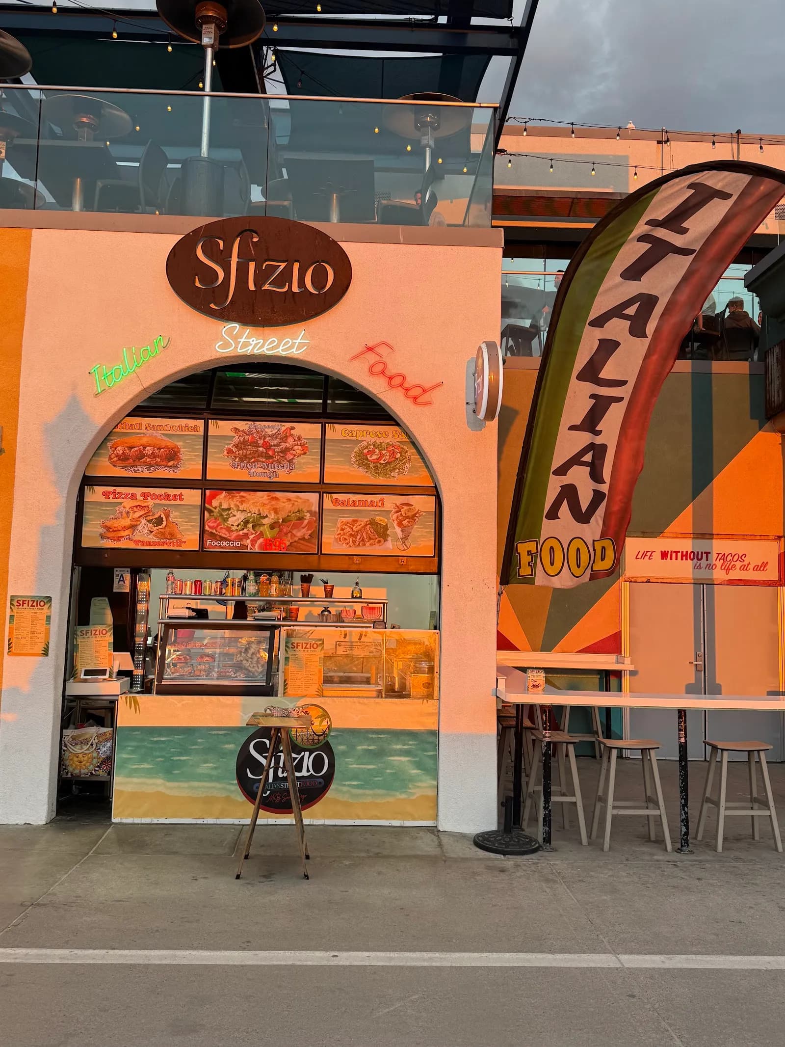 Sfizio Italian street food in Mission Beach