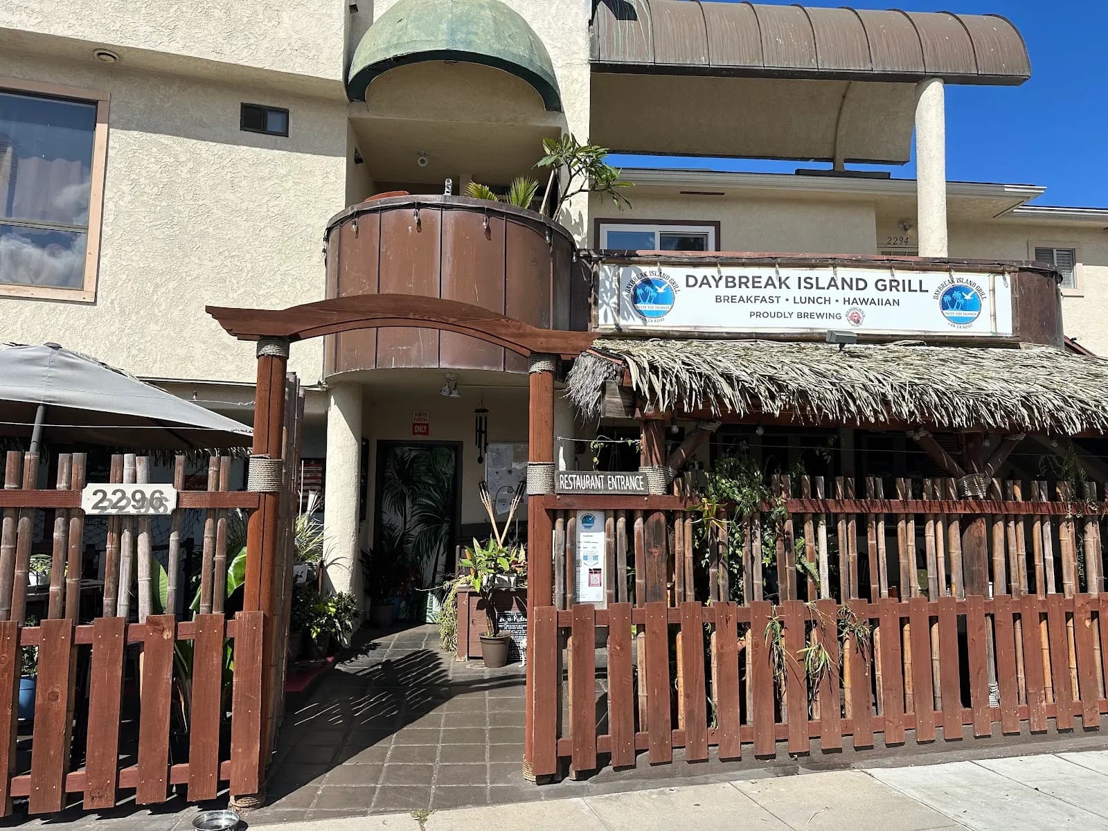 Daybreak Island Grill in Ocean Beach