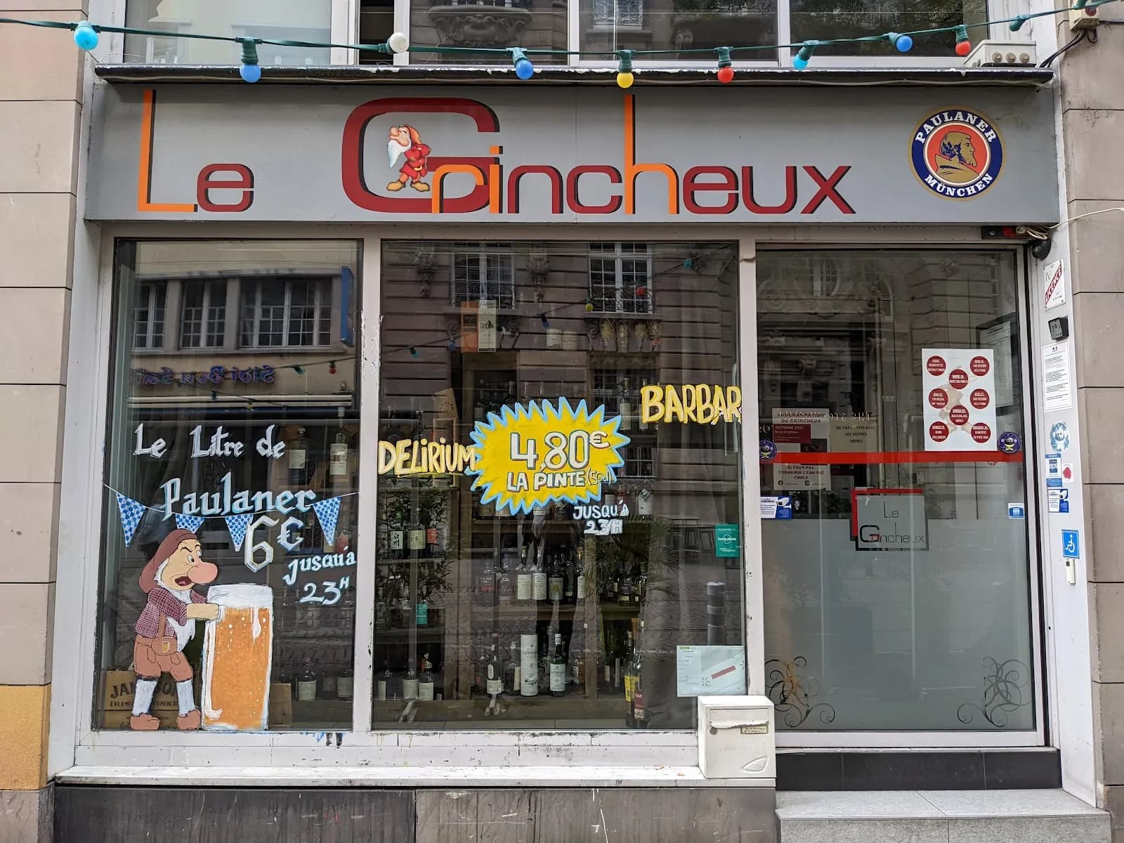 Le Grincheux, Bars à Petite France
