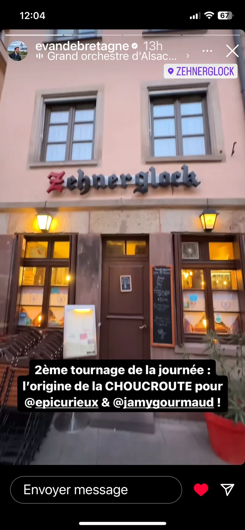 Winstub Le Zehnerglock, Restaurants in Grande Île